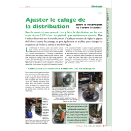 Ajuster le calage de la...