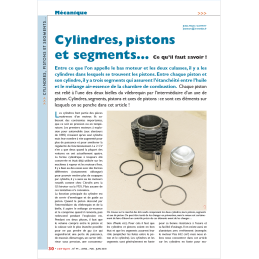 Cylindres, pistons et...