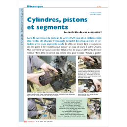 Cylindres, pistons et...