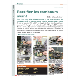 Rectifier les tambours...