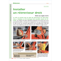 Installer un rétroviseur...