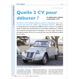 Quelle 2CV pour débuter_XP46