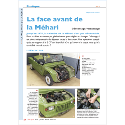 La face avant de la...