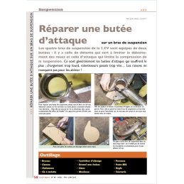 Réparer une butée d'attaque...