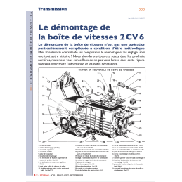 Le démontage de la boîte de...