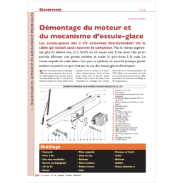 Démontage du moteur et du...