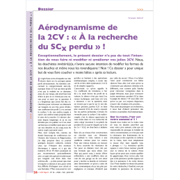 Aérodynamisme de la 2CV_XP56