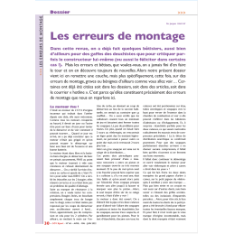 Les erreurs de montage_XP60