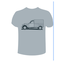 T-Shirt 2CV Fourgonnette