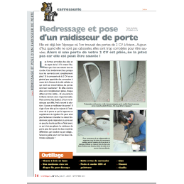 Redressage et pose d'un...