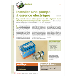 Installer une pompe a...