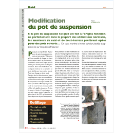 Modification du pot de...