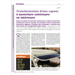 Transformation d'une capote...