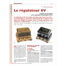Le régulateur 6V XP22 P20-29