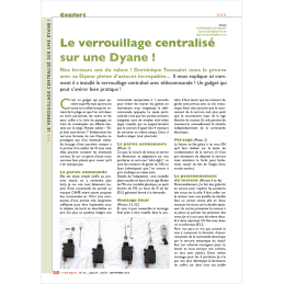 Le verrouillage centralisé...