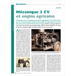 Mécanique 2CV et engins...