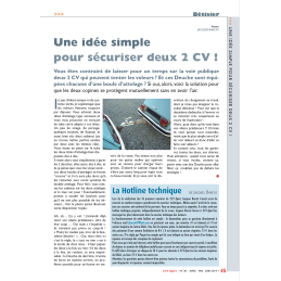 Une idée simple pour...