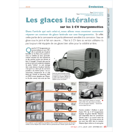 Les glaces latérales sur...