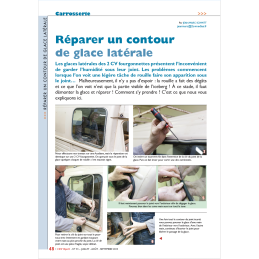 Réparer un contour de glace...