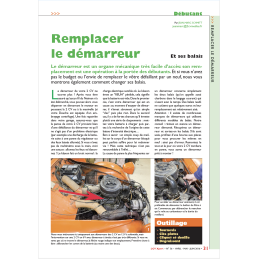 Remplacer le démarreur et...