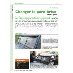 Changer le pare-brise et...