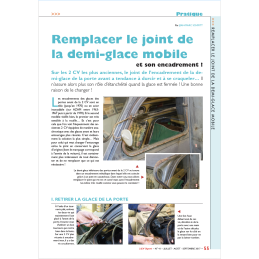 Remplacer le joint de la...