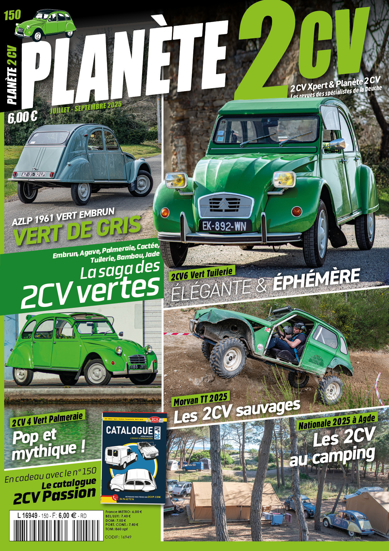 ACTUELLEMENT EN KIOSQUE: PLANETE 2CV N°150