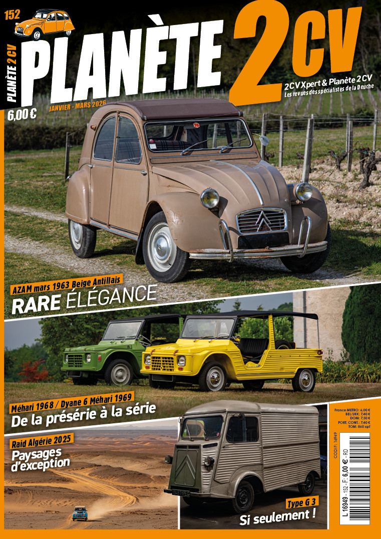 ACTUELLEMENT EN KIOSQUE: PLANETE 2CV N°152