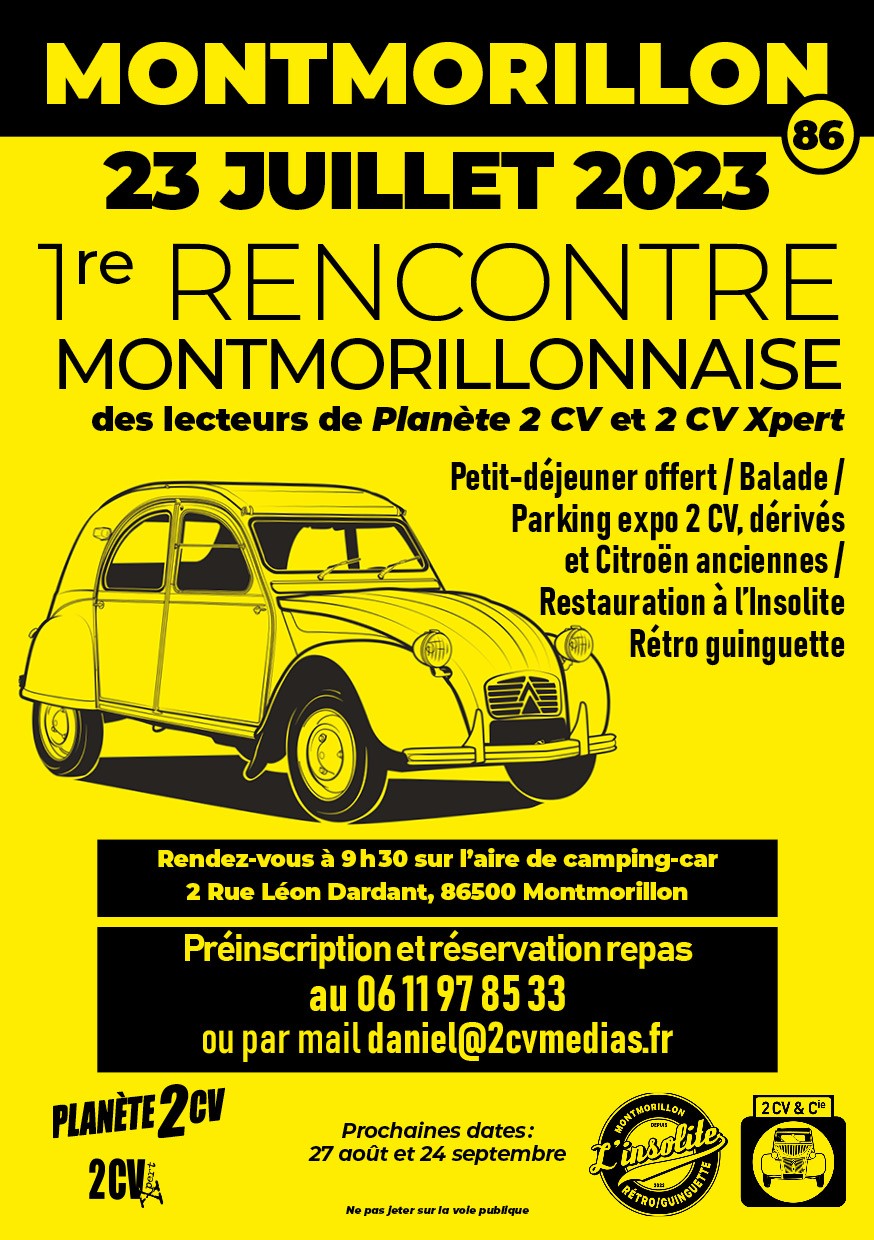 1re Rencontre Montmorillonnaise le 23 juillet 2023