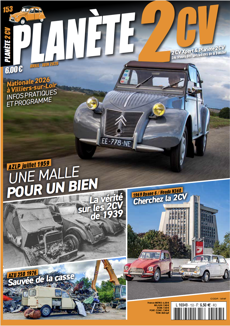 ACTUELLEMENT EN KIOSQUE: PLANETE 2CV N°153