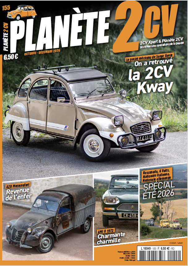 ACTUELLEMENT EN KIOSQUE: PLANETE 2CV N°155