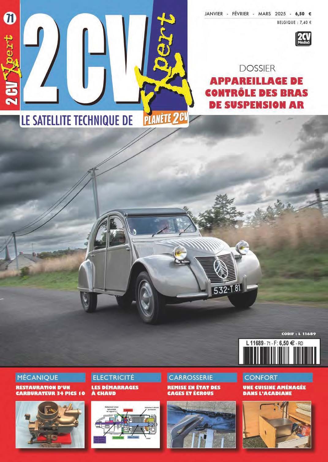 ACTUELLEMENT EN KIOSQUE: 2CV XPERT N°71